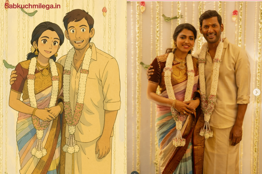 Vishal & Sai Dhanshika Tie the Knot in an Intimate Roka Ceremony