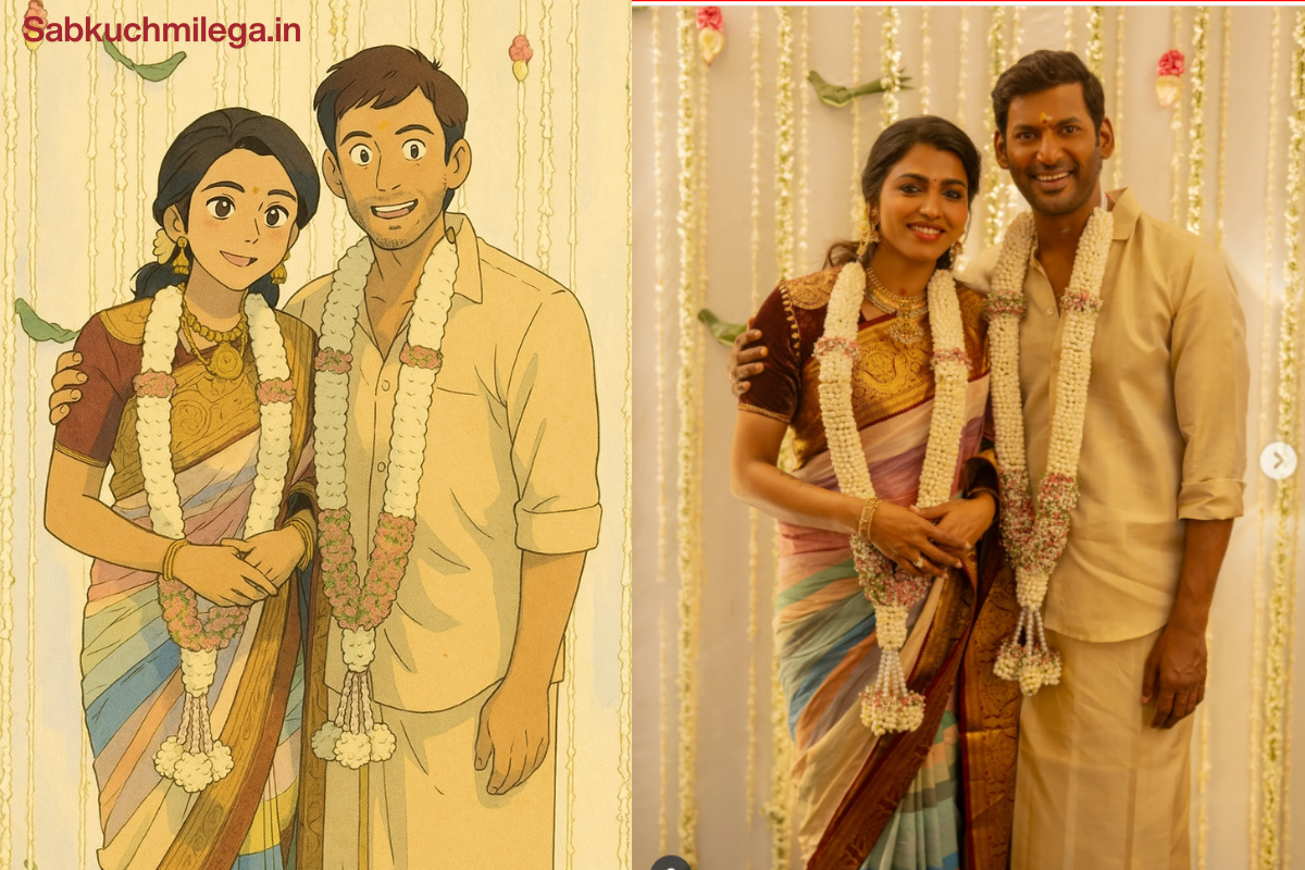 Vishal & Sai Dhanshika Tie the Knot in an Intimate Roka Ceremony