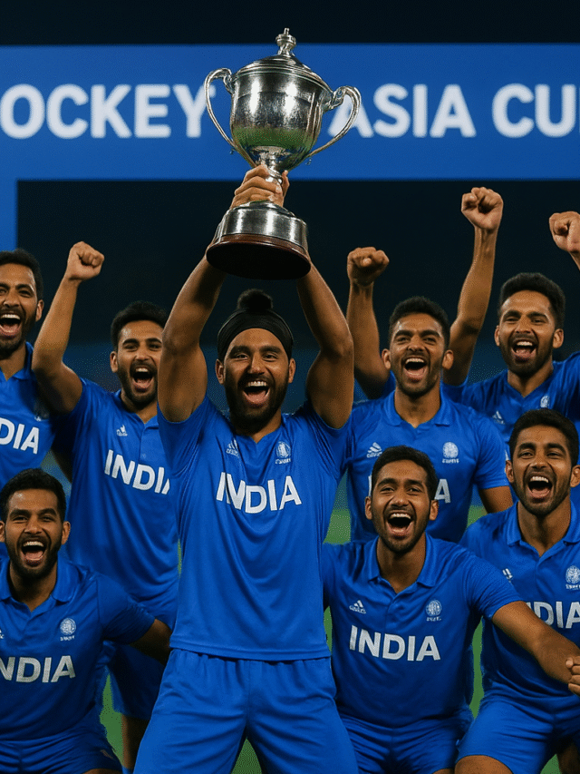A Roaring Return to Glory: India Clinches the Men’s Hockey Asia Cup 2025 with a Commanding 4-1 Win Over Korea